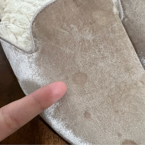 Birdies The Phoebe Cream Faux Fur Slip On Slide Mule Size 8.5 - Picture 6 of 11